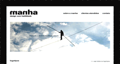 Desktop Screenshot of manha.com.br